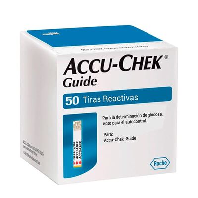 Accu-Chek Guide Tiras Reactivas para Glucosa  - Caja 50 UN