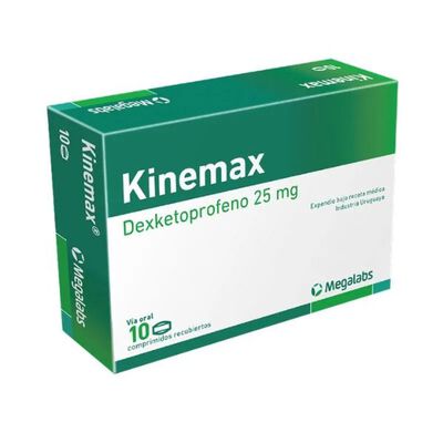 Kinemax 25 mg Comprimido Recubierto - Caja 10 UN