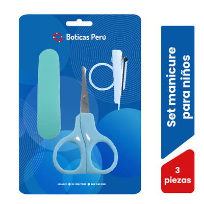 BP Set Manicure Para Ni&ntilde;os - Bl&iacute;ster 3 UN
