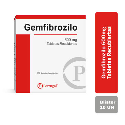 Gemfibrozilo 600 Mg Tableta - Blister 10 UN