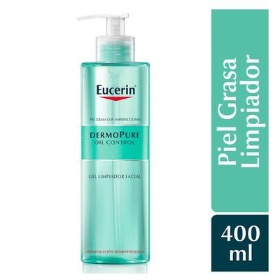 Eucerin Dermopure Gel Limpiador Facial - Frasco 400 ML