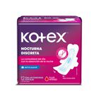 Kotex Toalla Higi&eacute;nica Nocturna Discreta - Bolsa 12 UN, , large image number null