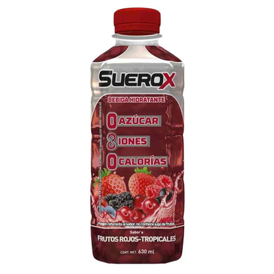 Suerox Frutos Rojos Tropical - Frasco 630 ML