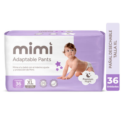 Pa&ntilde;al Mimi Aptable Pants Talla XL - Bolsa 36 UN