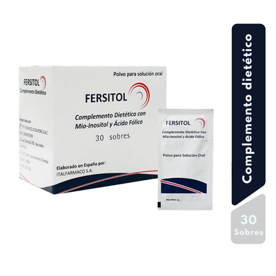 Fersitol 2000mg-200&micro;g Polvo para Soluci&oacute;n Oral - Caja 30 UN