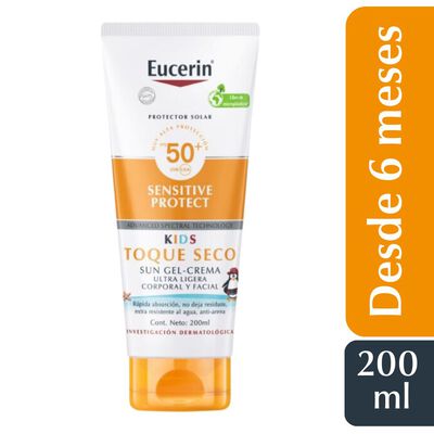 Protector Solar Eucerin Sensitive Protect Kids Sun Gel- Frasco 200 ML