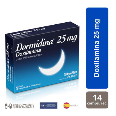 Dormidina 25MG  - Caja 14 comprimidos recubiertos