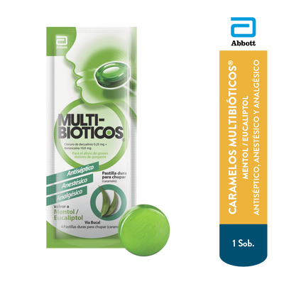 Caramelos Multibiotico Mentol - Sobre 1 UN