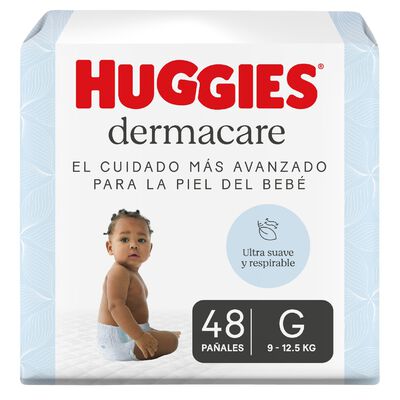 Pa&ntilde;ales Huggies Dermacare Talla G - Bolsa 48 UN