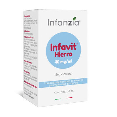 Infanzia Infavit Hierro 40 Mg/Ml Soluci&oacute;n Oral- Frasco 30 ml