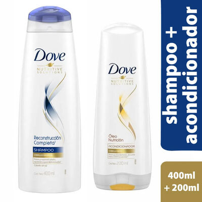 Shampoo & Acondicionador Dove Reconstrucci&oacute;n Completa  - Pack 2 UN