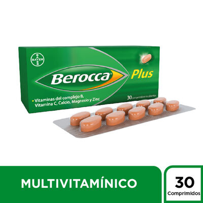Berocca Plus Multivitam&iacute;nico - Caja 30 UN
