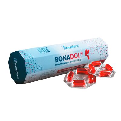 Bonadol Capsulas Blandas 500 G - Bl&iacute;ster 4 UN
