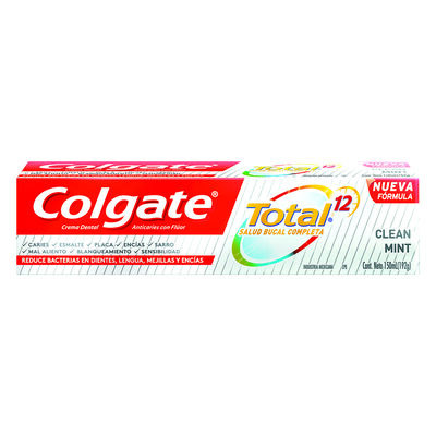 Crema Dental Colgate Total 12 Clean Mint - Tubo 150 ML