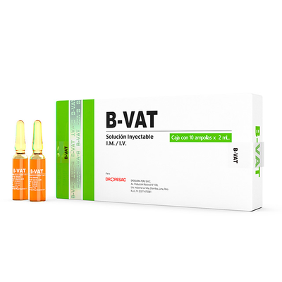 B-Vat Soluci&oacute;n Inyectable 2 ML - Caja 1 Ampolla