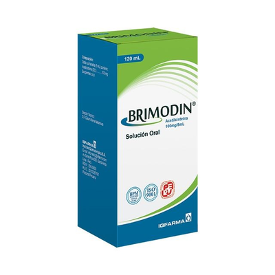 Jarabe Brimodin 100Mg - Frasco 120 ML
