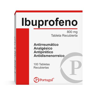 Ibuprofeno 800 Mg Tabletas - Caja 100 UN