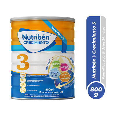 Nutriben Crecimiento3 Polvo- Lata 800g