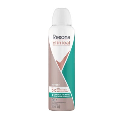 Desodorante Rexona Clinical Refresh Aerosol - Frasco 150 ML