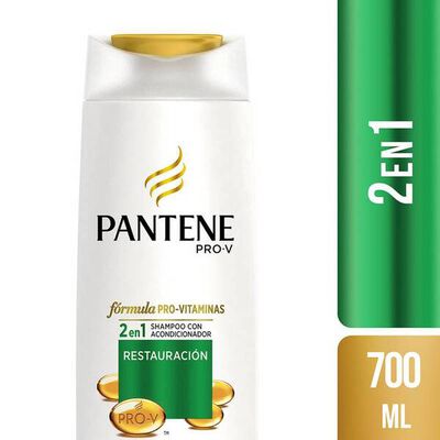 Shampoo Pantene 2en1 Restauraci&oacute;n - Frasco 700 ML