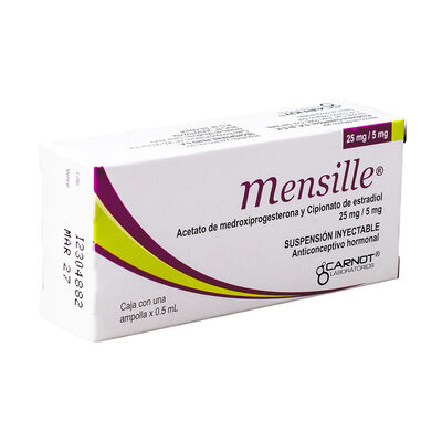 Mensille 25mg/5mg Suspensi&oacute;n Inyectable - Caja 1 UN