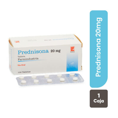 Prednisona 20 Mg - Caja 100 UN
