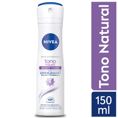 Nivea Deo Mujer Spray Tono Beauty Touch 48Hrs - Frasco 150ML