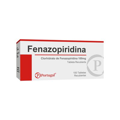 Fenazopiridina 100 Mg Tableta Recubierta - Caja 100 UN