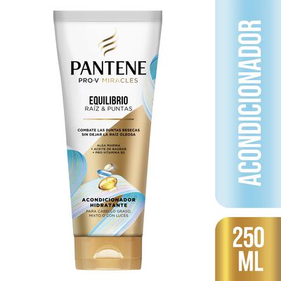 Acondicionador Pantene Equilibrio Ra&iacute;z & Puntas - Frasco 250 Ml