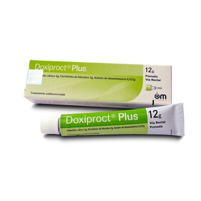 Pomada Rectal Doxiproct Plus- Caja 12 G