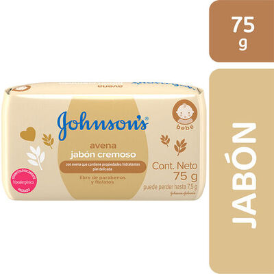 Jab&oacute;n Johnson Baby Avena - Barra 75 G