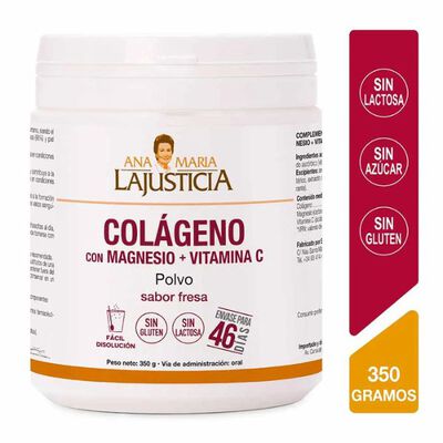 Polvo Col&aacute;geno + Magnesio y Vitamina C - Pote 350 Gr