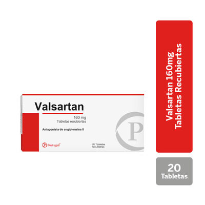 Valsartan 160 Mg Tableta Recubierta - Caja 20 UN
