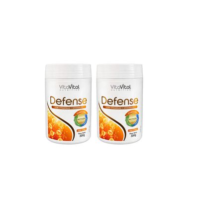 D&uacute;o Pack Vitavital Defense sabor naranja - Frasco 300g