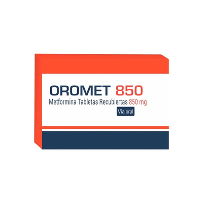 Oromet 850 Mg Tabletas Recubiertas - Caja 100 UN