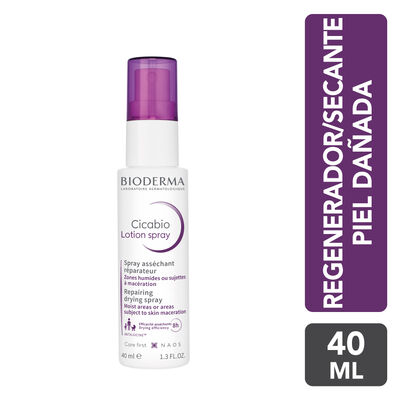 Crema Regeneradora Bioderma Cicabio Lition Spray - Frasco 40 ML