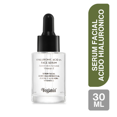 Veganis Serum Facial de Ácido Hialuronico - Frasco 30 ML