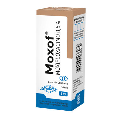 Moxof 0.5% Soluci&oacute;n Oft&aacute;lmica - Frasco 5 ML