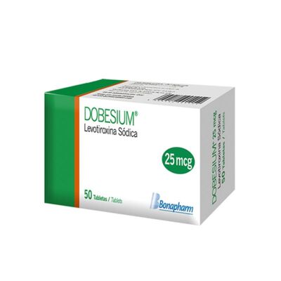 Dobesium 25 Mcg Tableta - Caja 50 UN