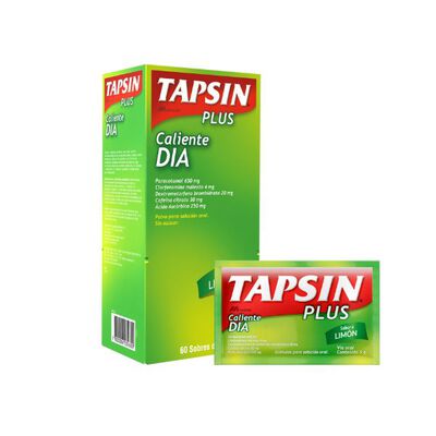 Tapsin Plus Caliente D&iacute;a -  Caja 60 UN