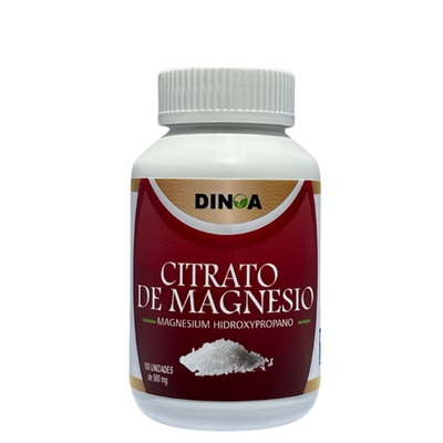 Citrato de Magnesio 500 Mg C&aacute;psulas - Frasco 100 UN