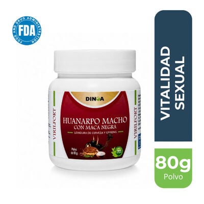 Huanarpo Macho Con Maca Negra - Frasco 80 Gr