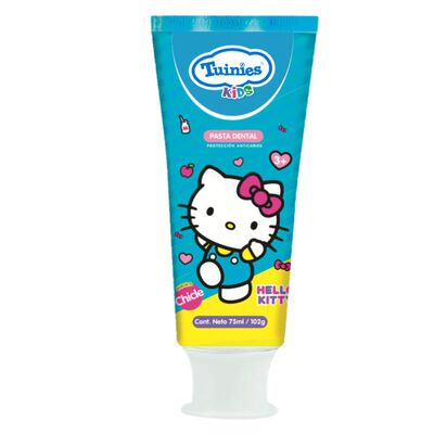 Tuinies Crema Dental Kids Hello Kitty - Frasco 75 Ml