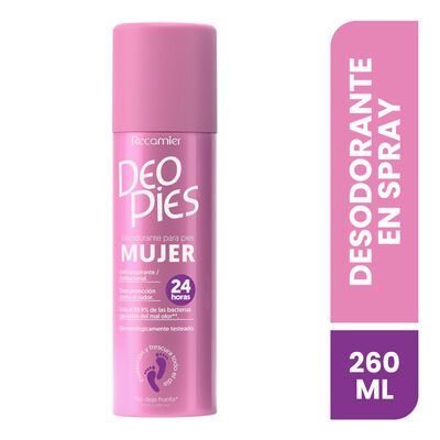 Recamier Deo Pies Mujer - Frasco 260 Ml