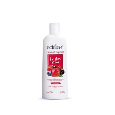 Aclara-T Crema Corporal Frutos Rojos - Frasco 150 G