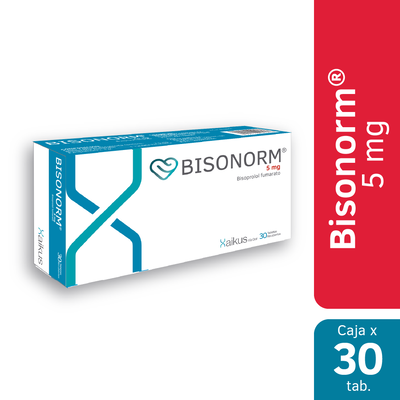 Bisonorm 5 Mg Tableta Recubiertas - Caja 30 UN