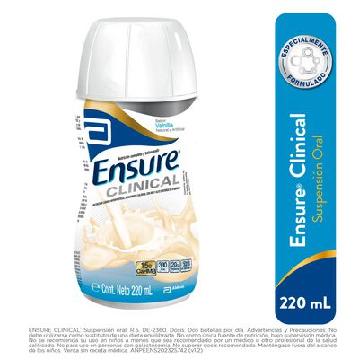 Ensure Clinical Sabor Vainilla - Frasco 220 ML