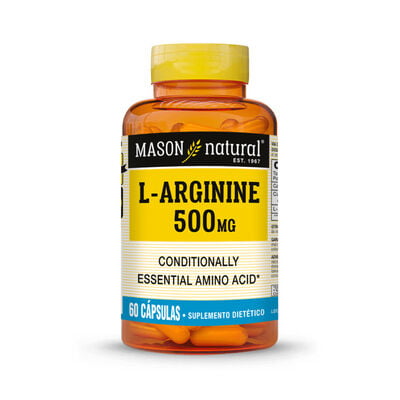 L-Arginina 500 mg - Frasco 60 UN