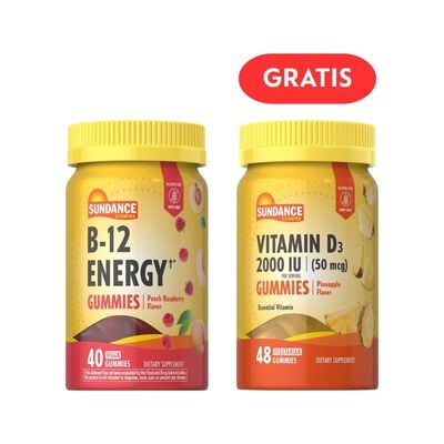 Sundance B-12 Energy Gummies - Frasco 40 UN