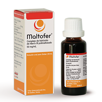 Maltofer 50 mg Oral Gotas - Frasco 30ML